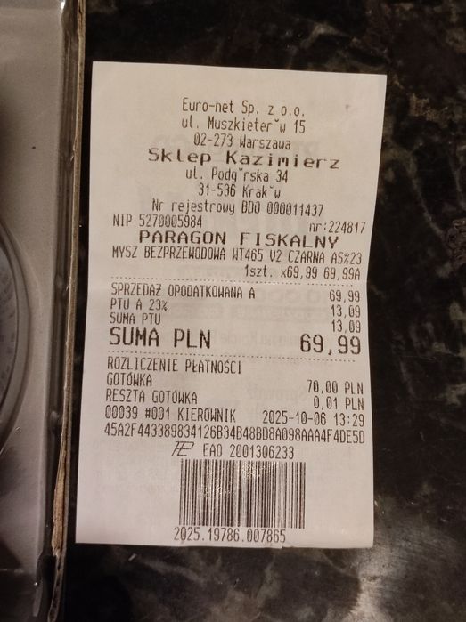 ASUS WT465 – myszka bezprzewodowa do komputera