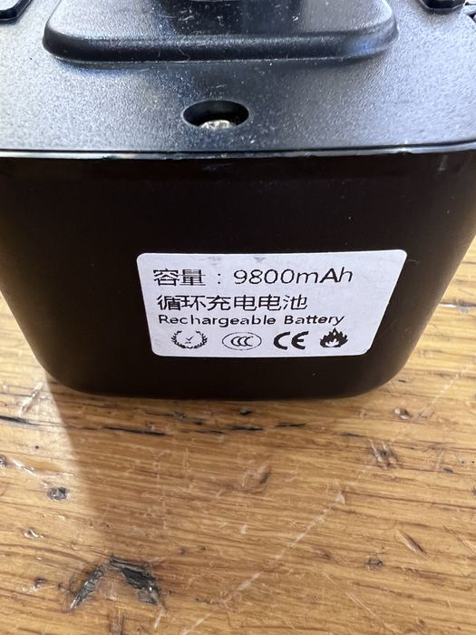 Bateria DeWalt DC9071 12V 9800mAh - NOVO