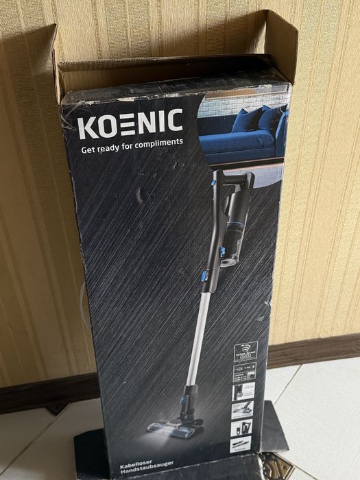 Вертикальний бездротовий пилосос KOENIC