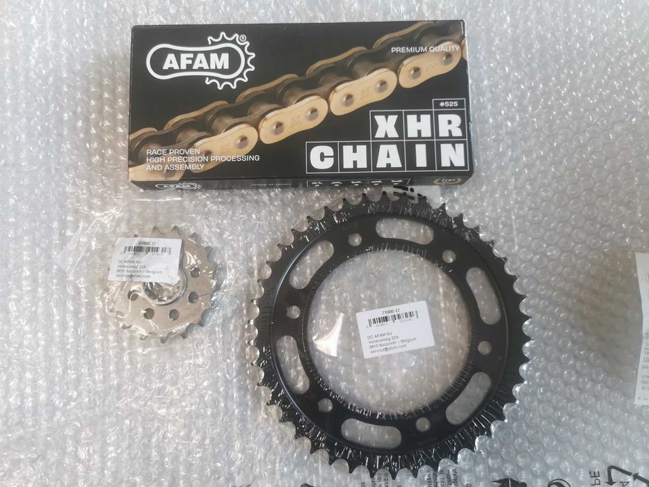 Zestaw napędowy AFAM 525 z 17/42  KTM 1190 ADV BMW GS Yamaha Honda