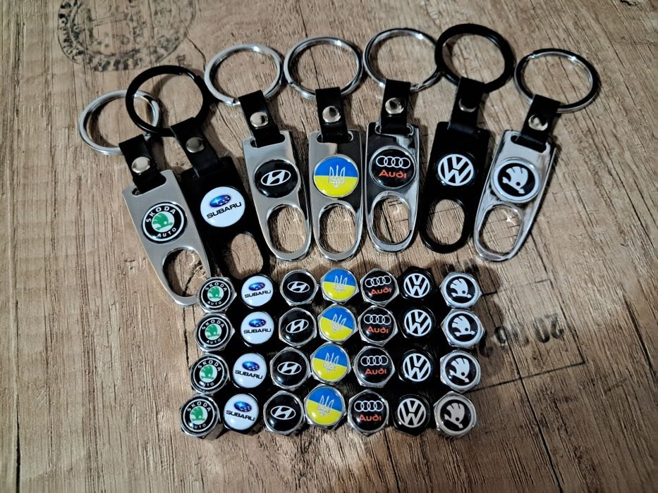 Колпачки з брелком ключиком Ford BMW М///  Audi VW Opel Subaru  Рено П