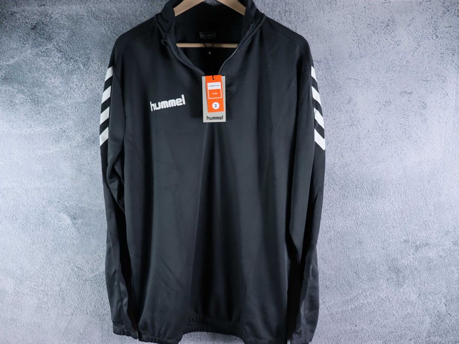 Hummel core 1/2 zip nowa męska bluza sportowa piłkarska treningowa L