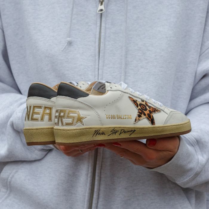 Golden Goose Ball Star/ Снікерси Шкіряні Голден Гус/ GG/ Леопардові кеди