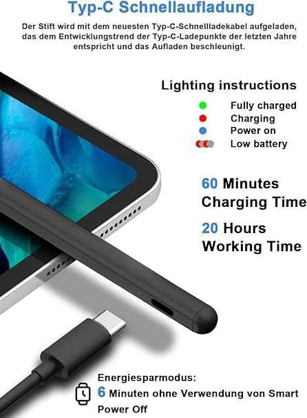 Rysik do ekranów dotykowych uniwersalny czarny