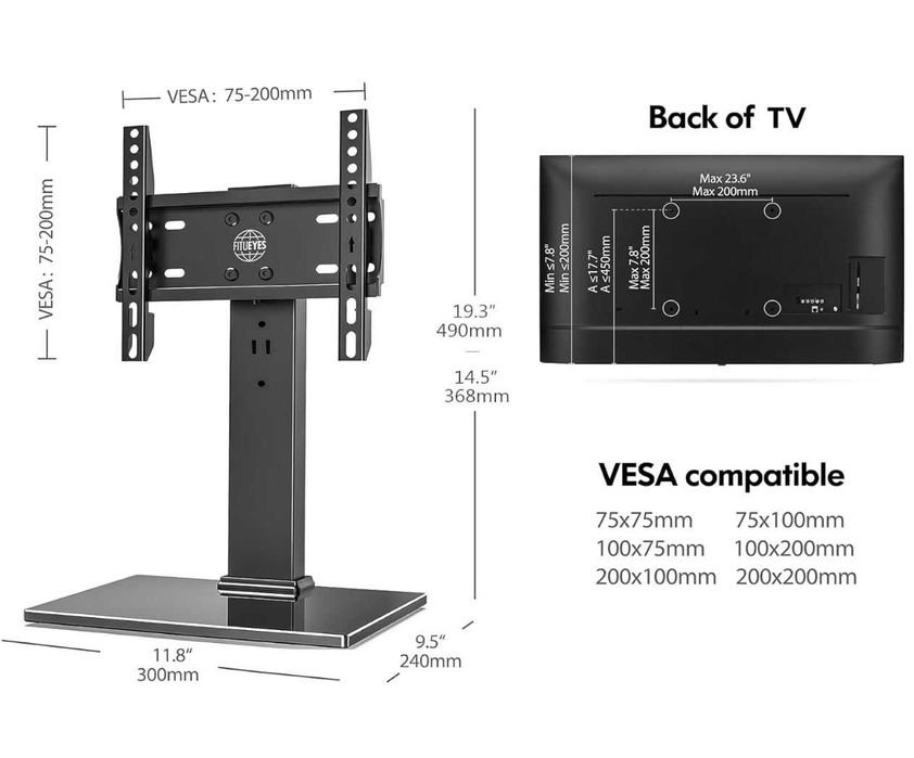 Suporte Monitor/TV 19 a 32 Polegadas64283964458114121