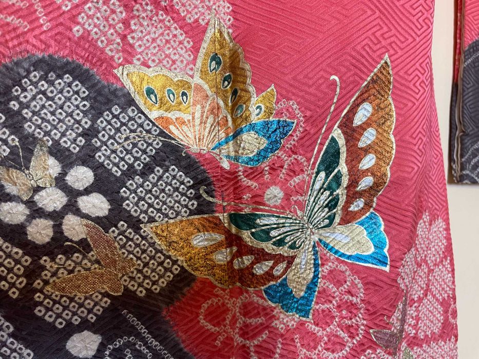 Japońskie kimono furisode