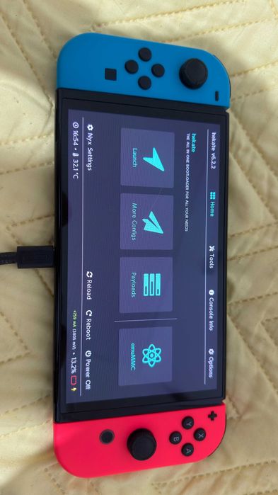 Switch Oled Desbloqueada 256gb