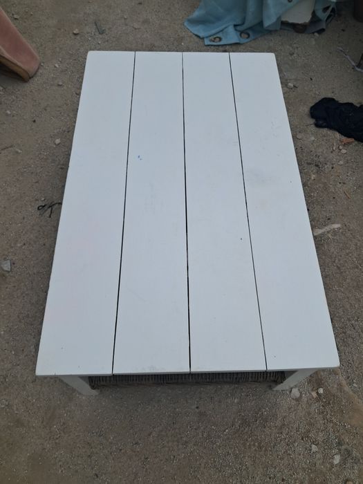 Mesa rústica para jardim