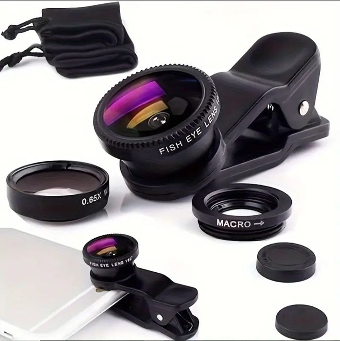 Об'єктив для телефону 3 в 1