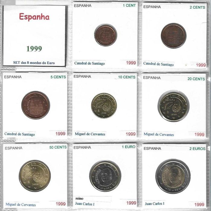 Spain  - - - ( Euros )  - - 2020 - Annual Coin Set