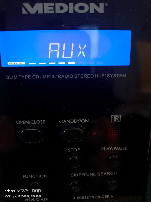 Wieża stereo Medion MP3-CD USB SD AUX