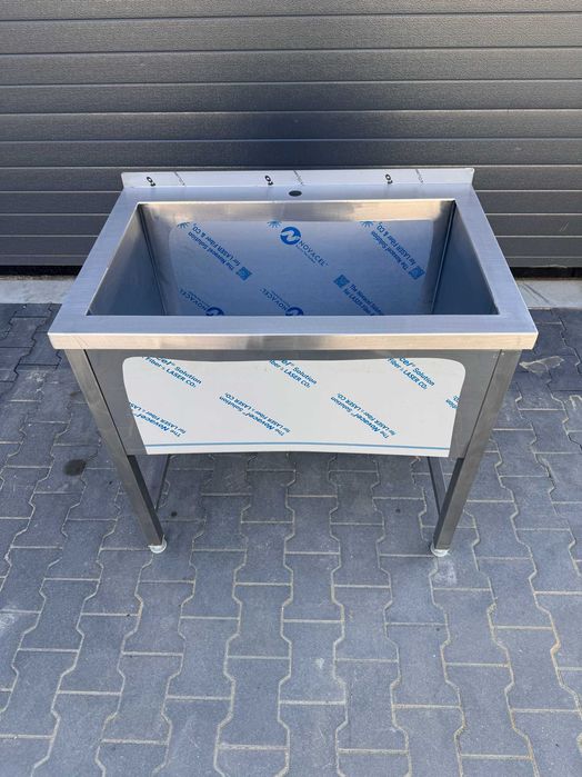 Meble gastronomiczne Basen gastronomiczny nierdzewny inox  1000x600x850 gł. 300 bez półki kuchnia restauracja stal nierdzewna ASIS