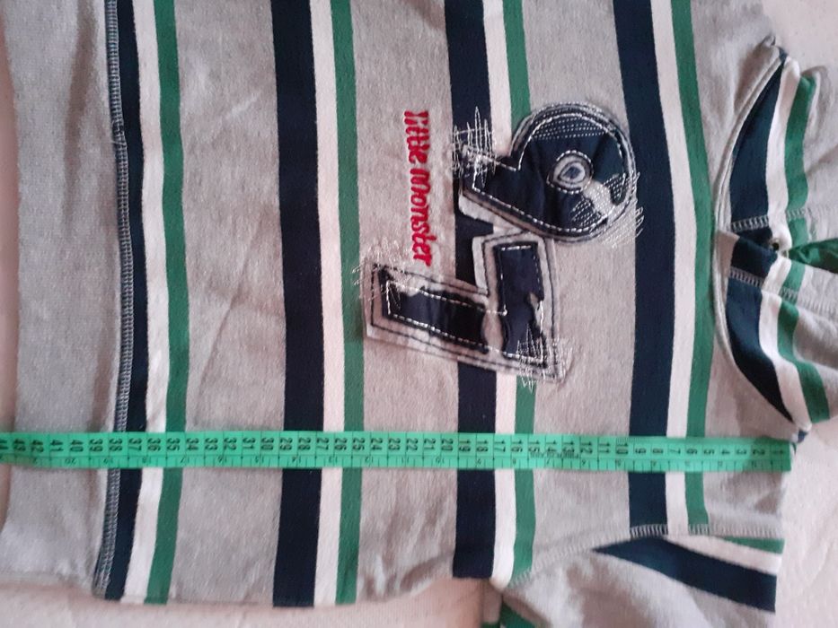 Bluza z kapturem, ciepła, bawełna rozm. 110/116