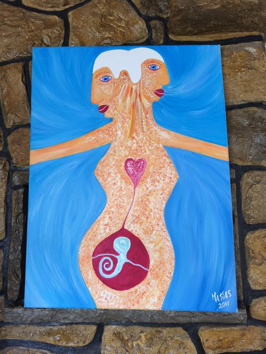 Quadro / Pintura Original sobre Tela "Matias 2011" – Arte Contemporânea