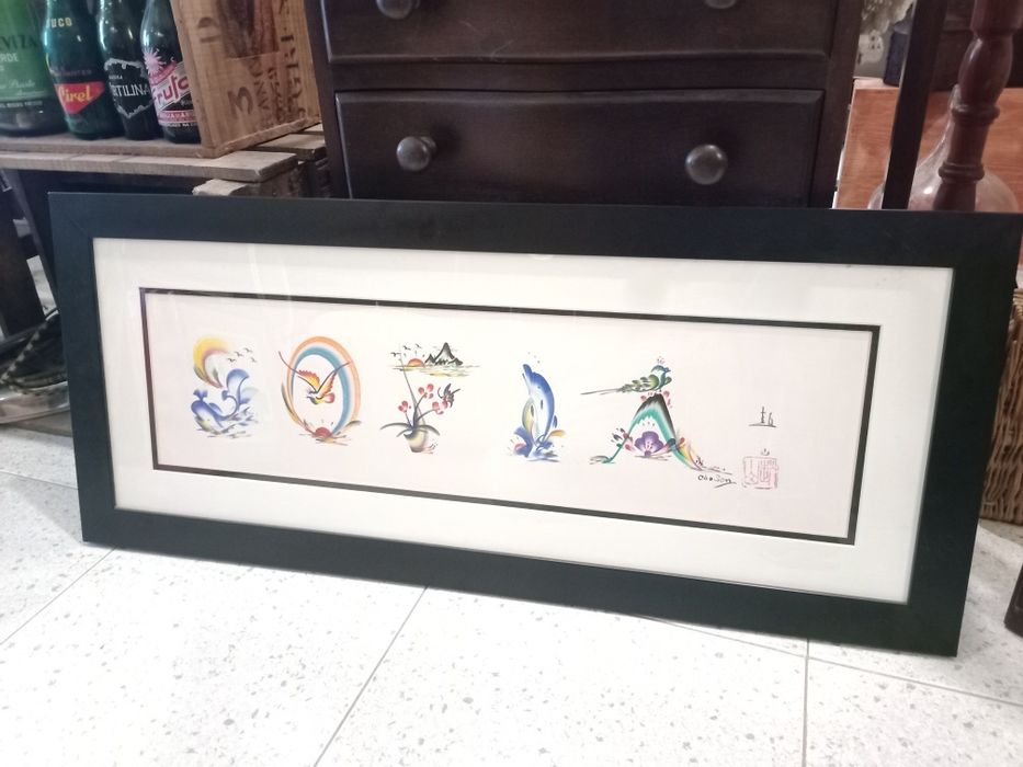 Quadro pintado a mão , representa o nome SOFIA