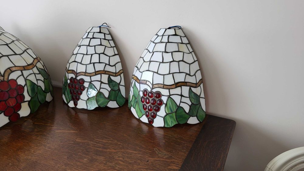 Kinkiety  witrażowe komplet