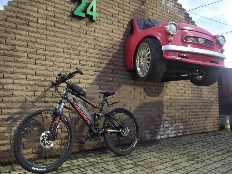 Електровелосипед Crosser E-GROVES  электродвухподвес