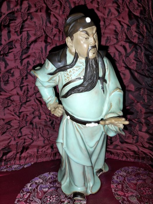 Ancião Estatueta Antiga Chinês