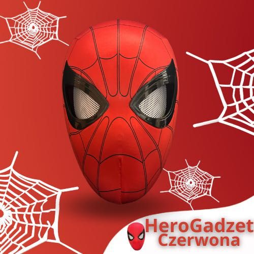 Herogadzet™-Maska Mrugające Oczy Spider 1.0-Czerowna