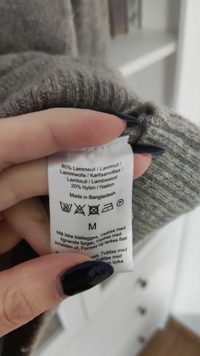 Męski sweter wełniany