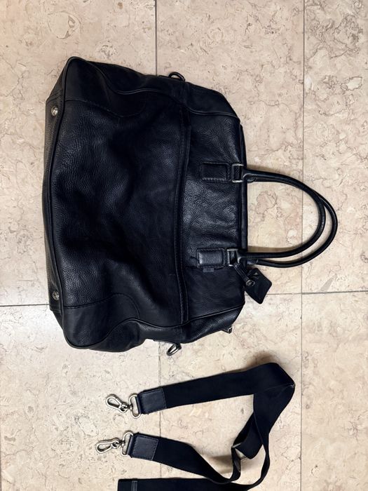 Saco de viagem em pele genuina da Hilfiger
