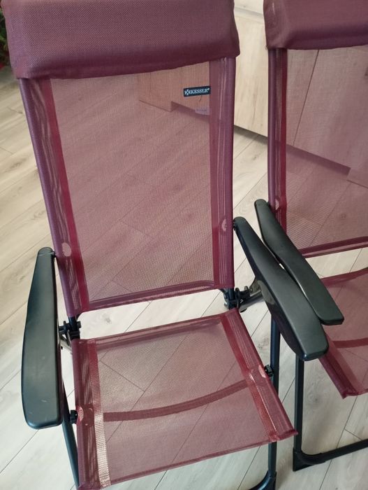 Krzesła ogrodowe składane kesser