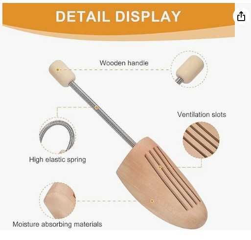 Drewniane prawidło do butów rozmiar 41-42 Starvortex