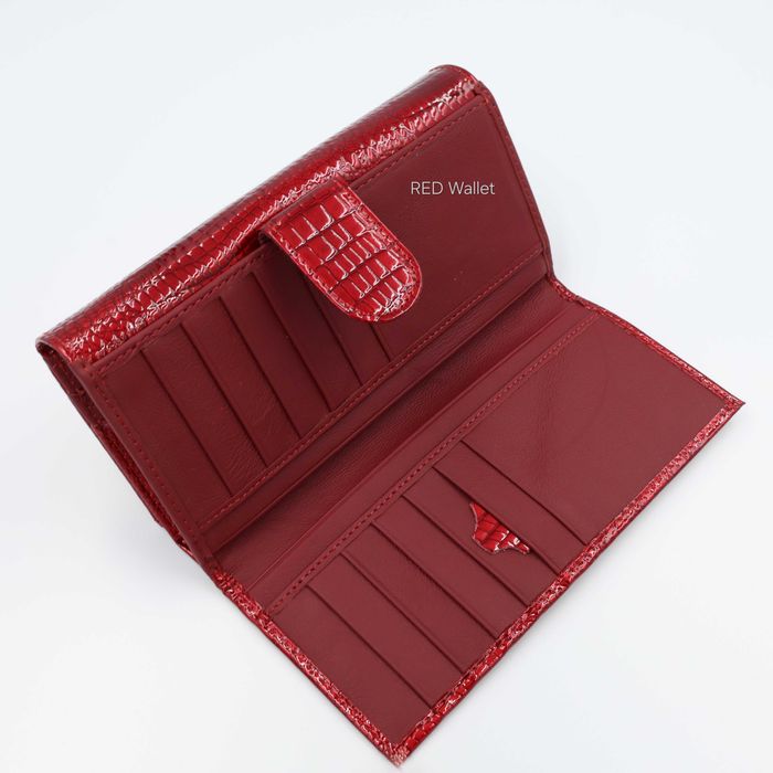 Гаманець жіночий шкіряний лак з візитницею Balisa 707A Кошелек женский