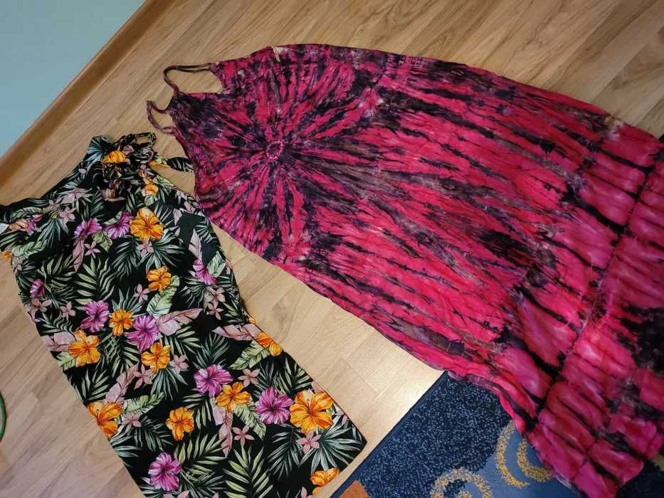 Ubrania letnie  40 L  12 szt sukienki, spodenki, koszuli, spodnie