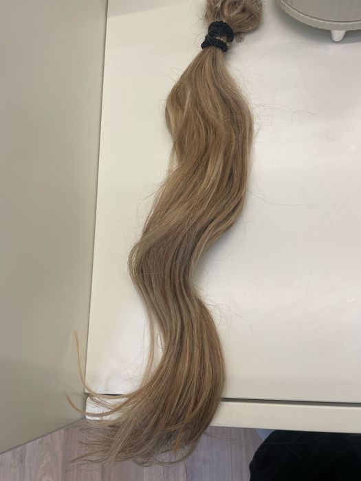 Extensões cabelo loiro