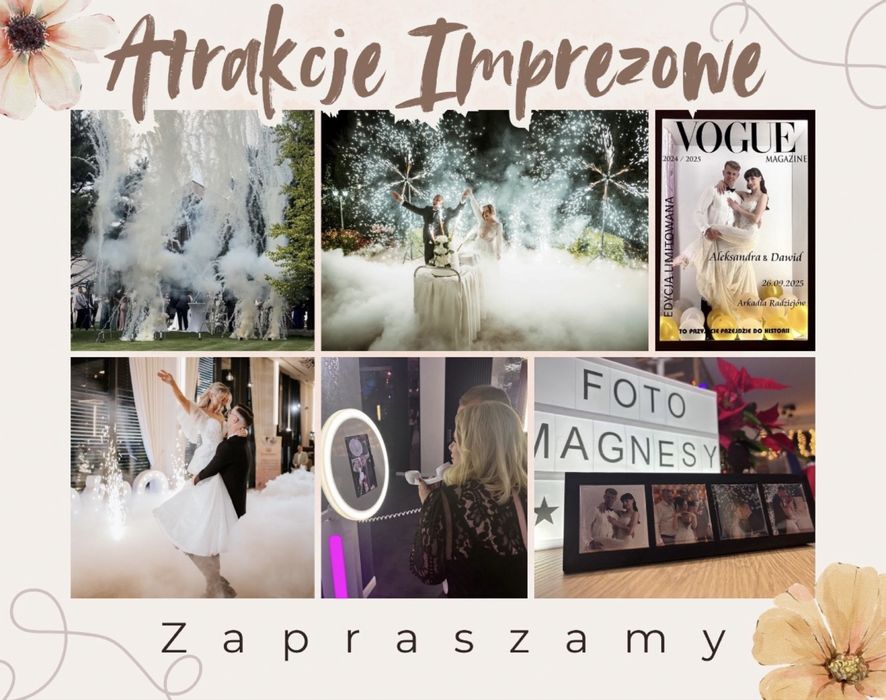 Ciężki Dym,Fotobudka,Fotomagnesy, FotoBox z Drukowaniem,Wiatraki,Vogue