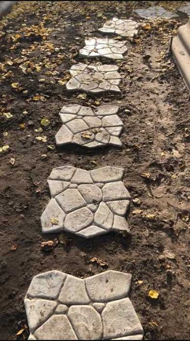 Тротуарная плитка 50х50х6см для дорожек (от Производителя). Брусчатка.