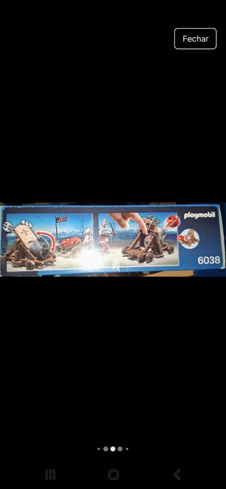 Playmobil Knights 6038 cavaleitos do Falcão com canhão (ANO 2014)