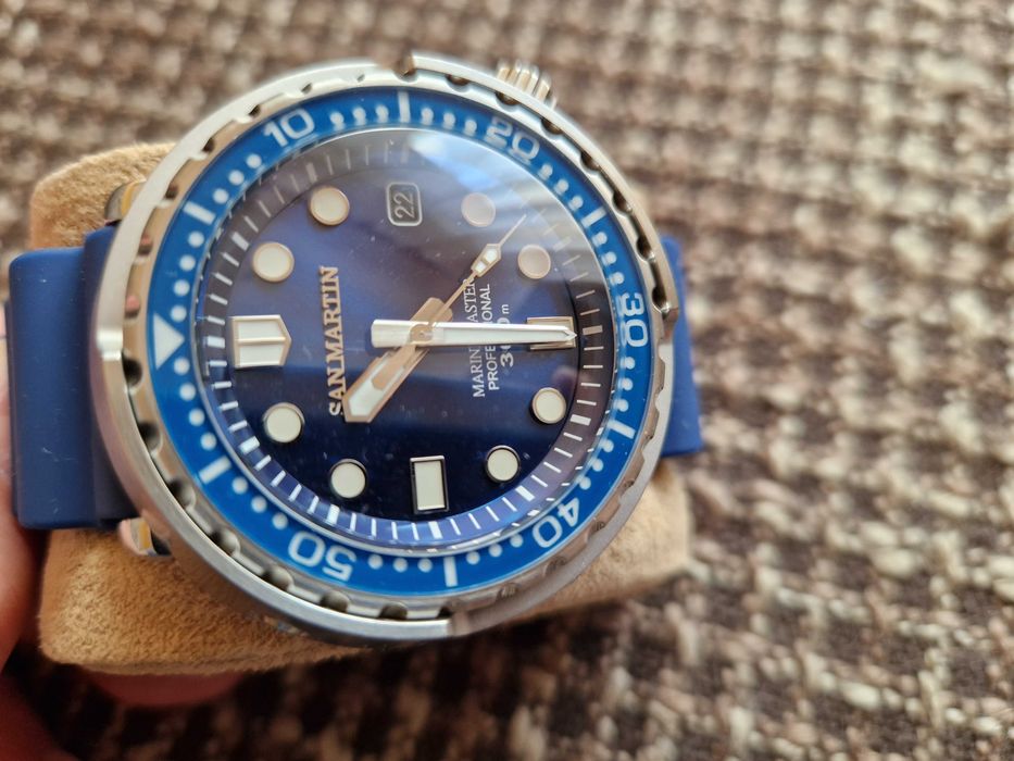 Nowy zegarek  San Martin wzór Tuńczyk 44mm
