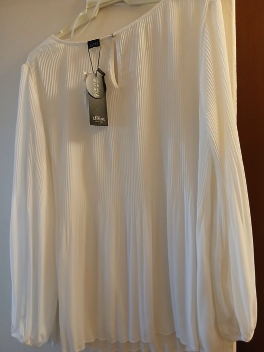 Блуза білосніжна нова елегантна нарядна