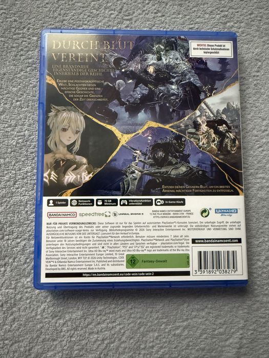 Code Vein 2 *Igła*Ps5*souslike*