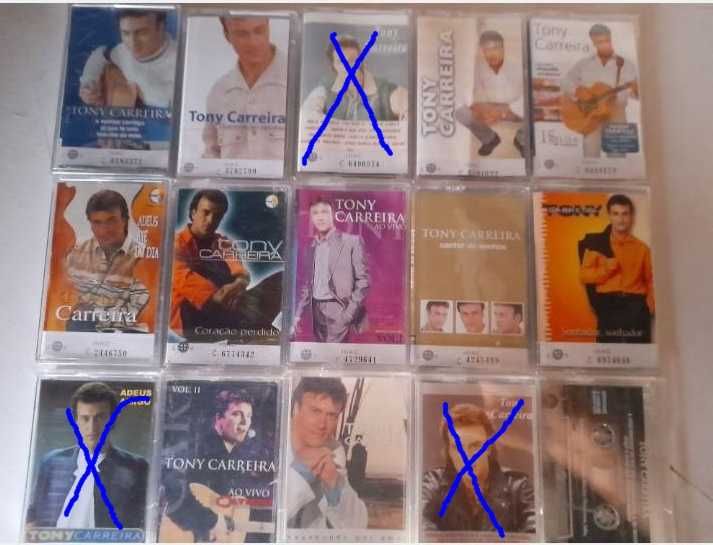 Cassetes / cds antiguidades