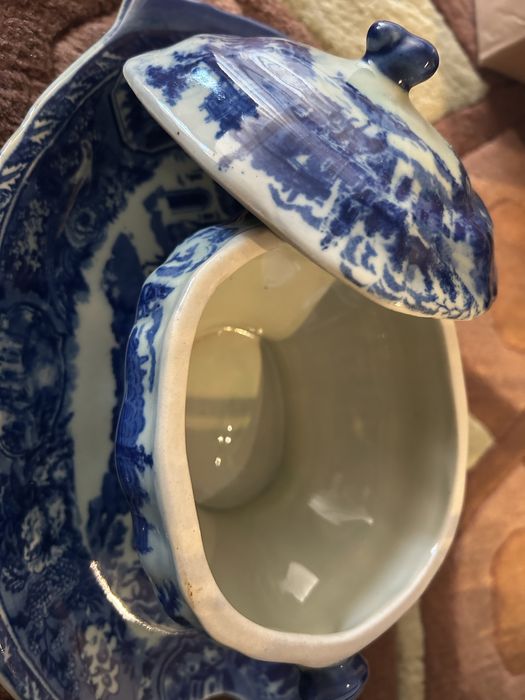 Terrina e travessa loiça inglesa