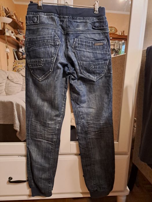 Spodnie jeansy RIVER ISLAND baggy skate XS