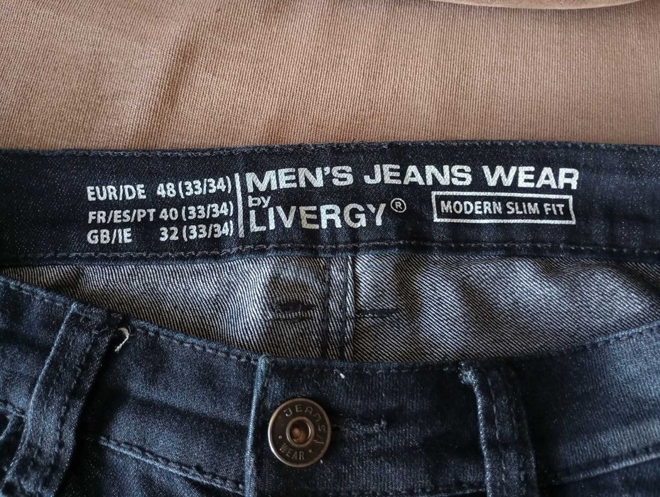 Jeansy męskie rozmiar 48