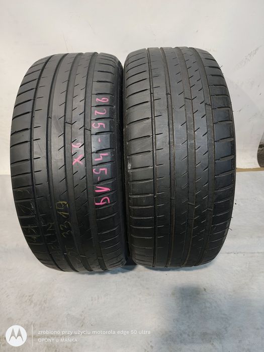 Michelin Pilot Sport 4 225/45R19 Letnie Para 4.88mm DOT2719 Uzywane
Michelin Pilot Sport 4 225/45R19 Letnie Para 4.88mm DOT2719 Uzywane