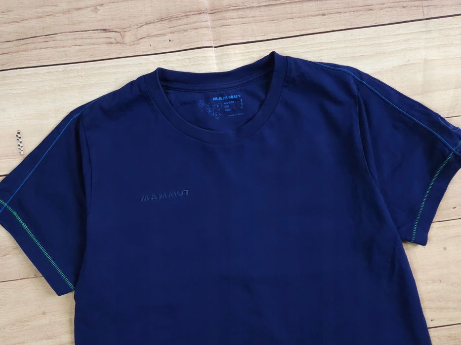 MAMMUT Urban Ascent Koszulka T-Shirt Granatowa Logo r. S