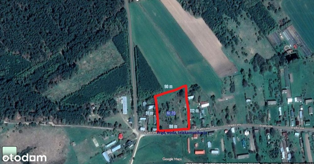 Sprzedaż działki 9000 m² z dostępem asfaltowym