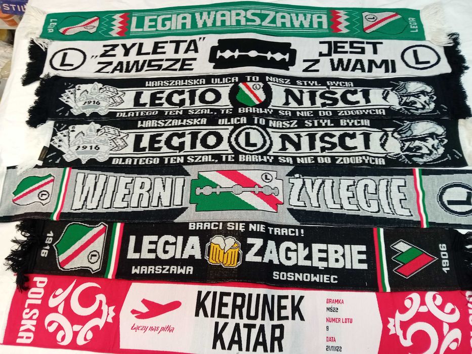 Szaliki Legii - kolekcja