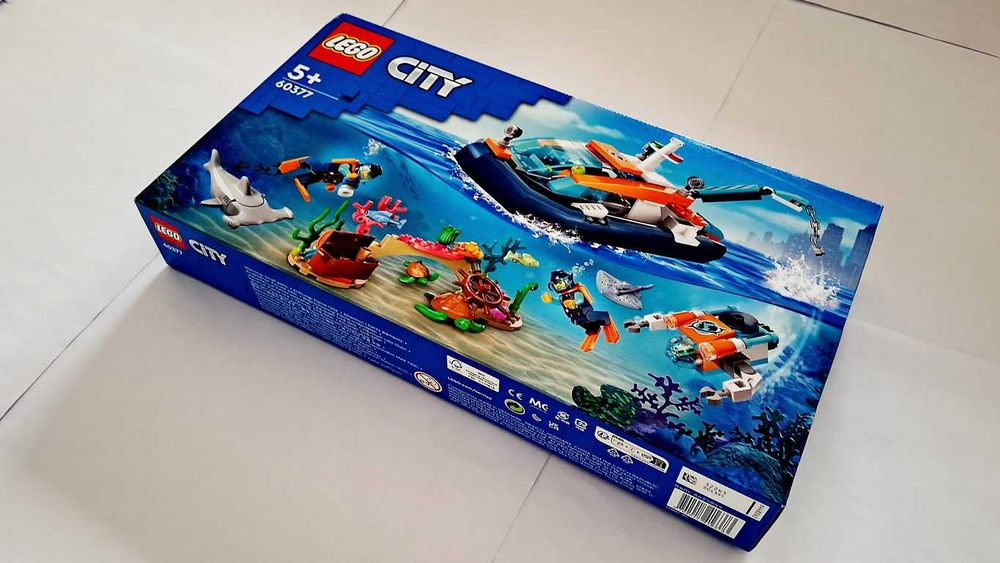 Lego City Arctic 60377 Explorer Diving Boat selado