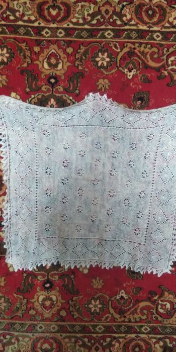 Пуховый платок паутинка новый Оренбургский ручной работы