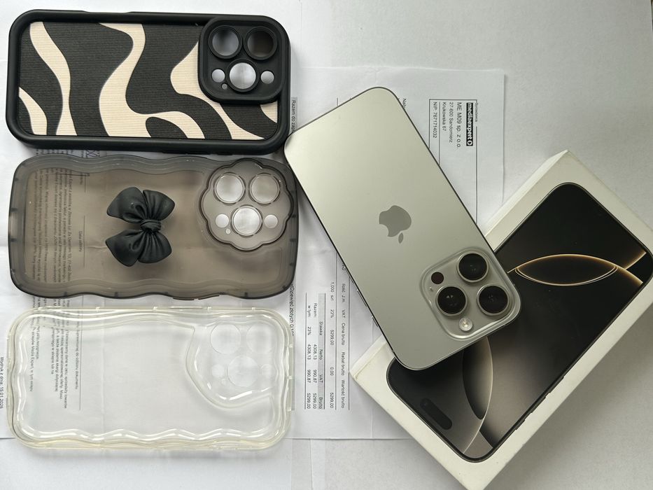 Iphone 16 pro jak Nowy faktura zobacz zamiana na  17 pro 18 pro