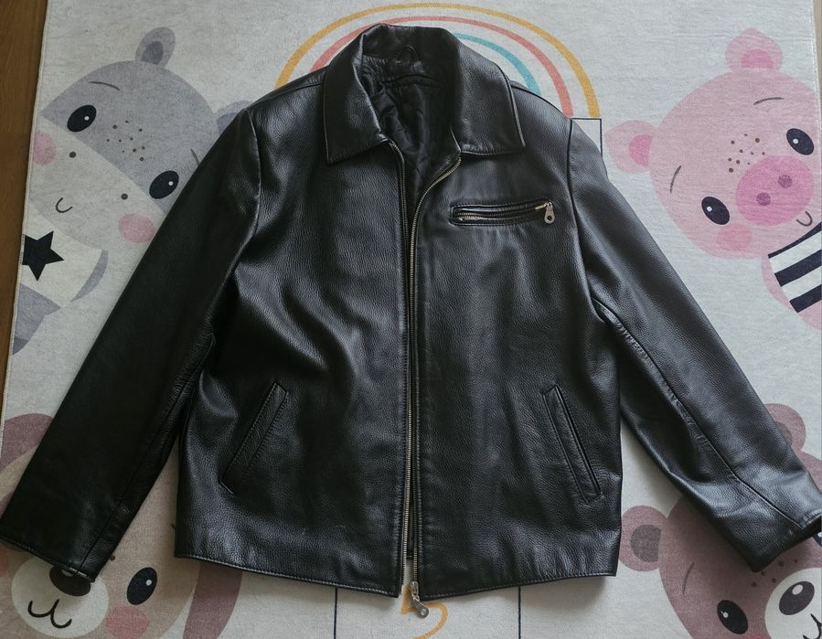 Kurtka męska ze skóry naturalnej