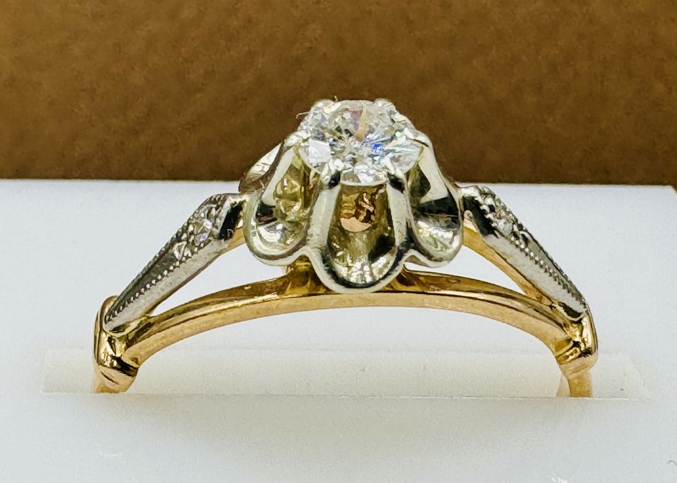 Кольцо с бриллиантами 583: 42 000 грн. - Каблучки Надточії на Olx