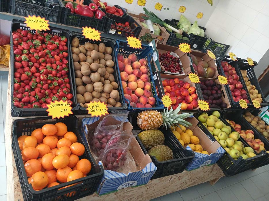 Expositor de fruta e legumes